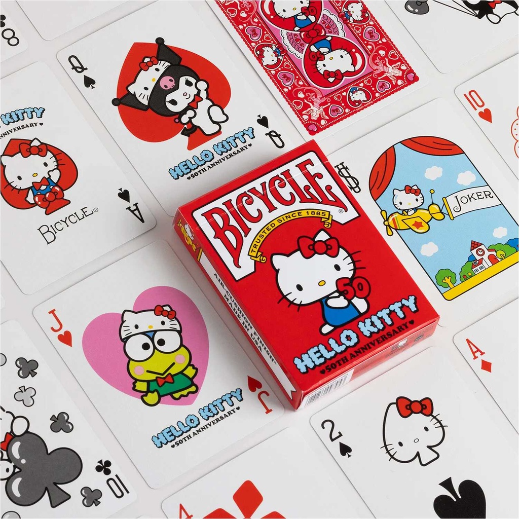 Playing Cards: Bicycle: Hello Kitty 50th