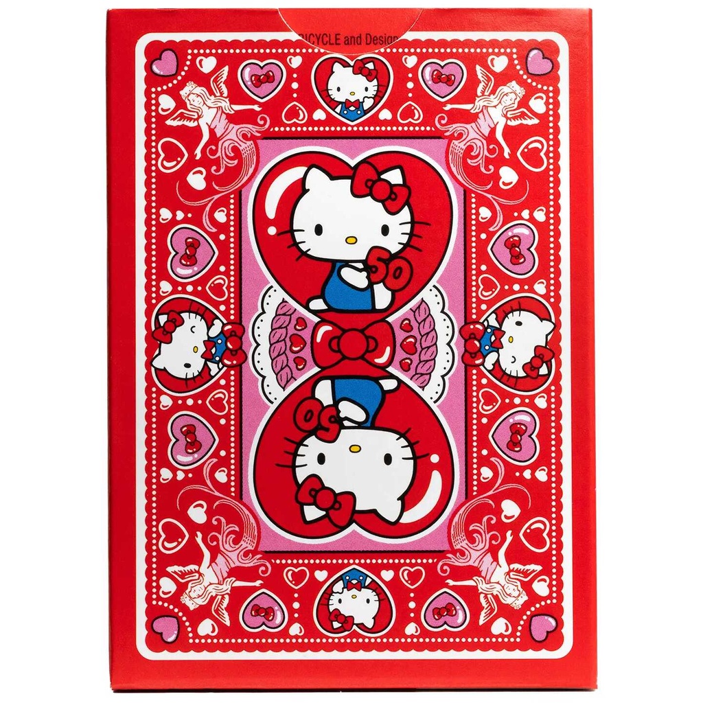 Playing Cards: Bicycle: Hello Kitty 50th Cover Rear