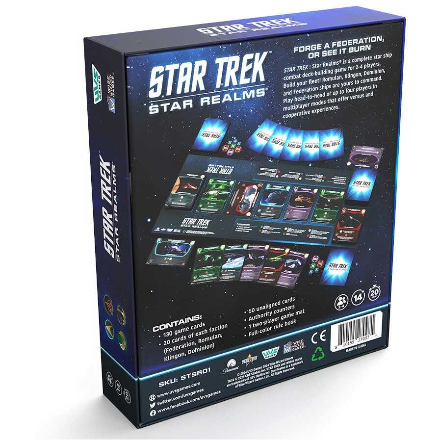 Star Realms: Star Trek Box Rear