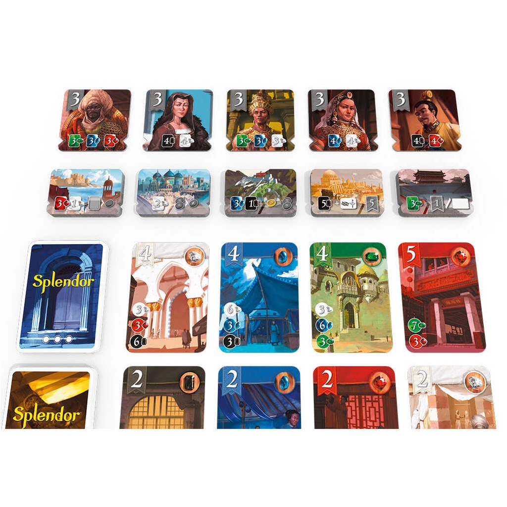 Splendor: The Silk Road Setup in Play