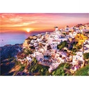 Puzzle: Sunset Over Santorini 1000pc