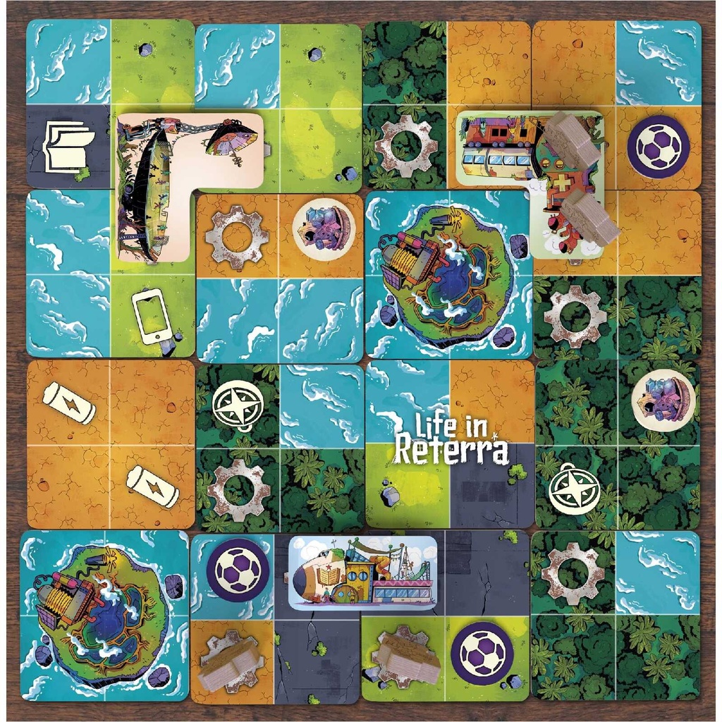 Life in Reterra Setup In Play