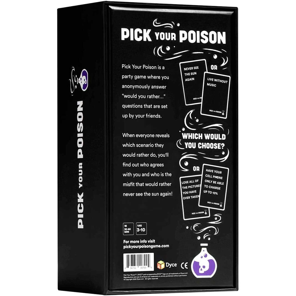 Pick Your Poison Box Rear