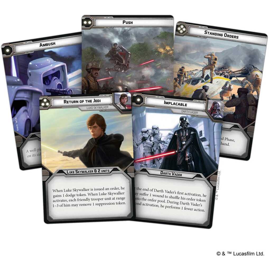 Star Wars: Legion Cards