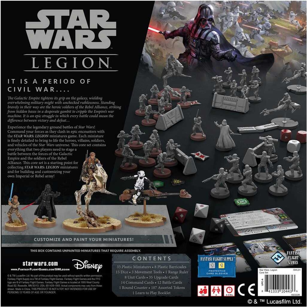 Star Wars: Legion Cover Rear