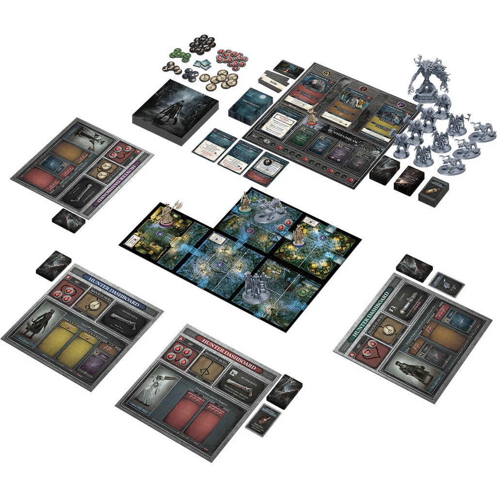 Bloodborne: The Board Game Setup In Play