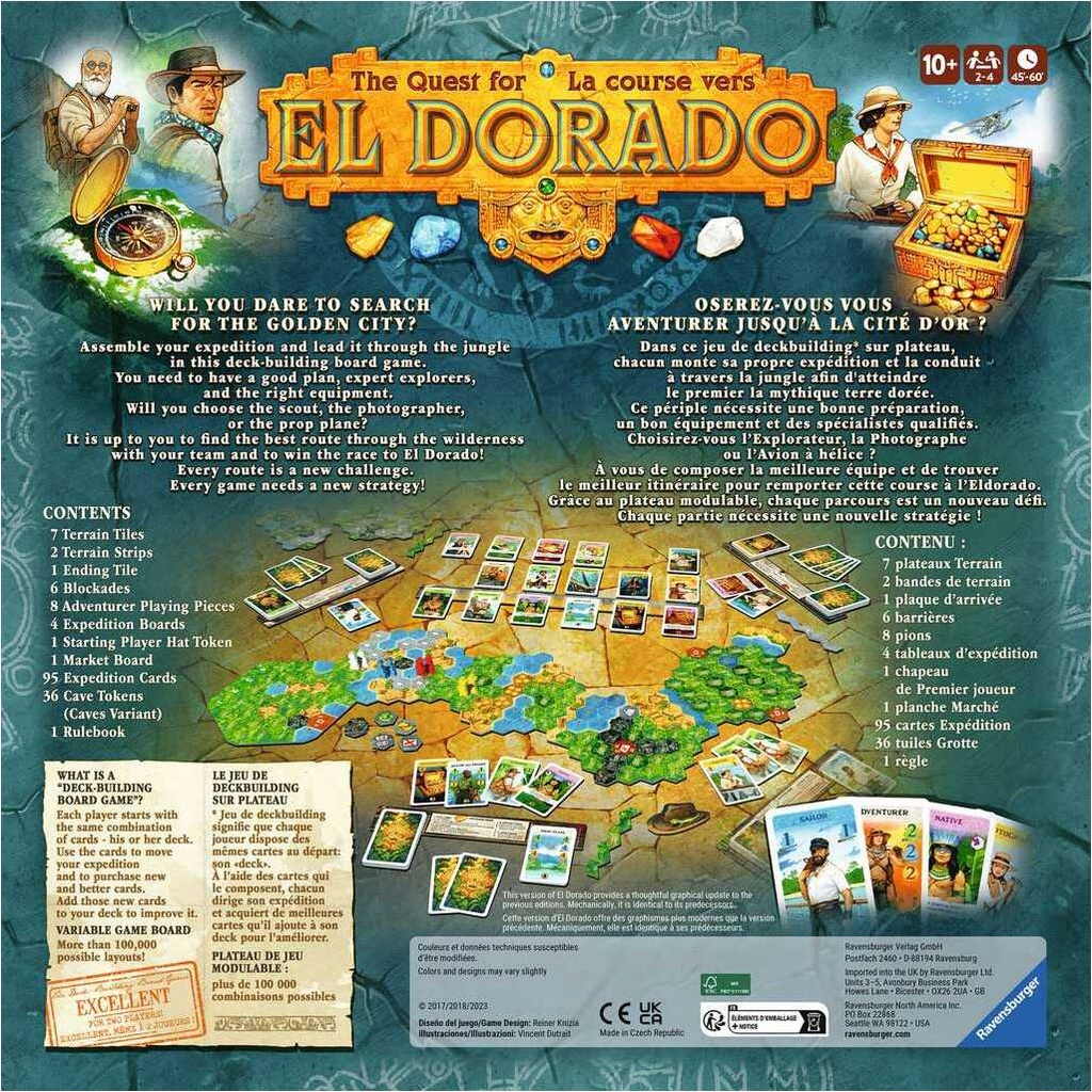 Quest for El Dorado, The (2023 Edition) Cover Rear