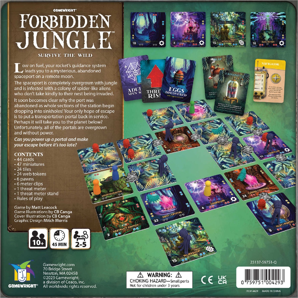 Forbidden Jungle Cover Rear