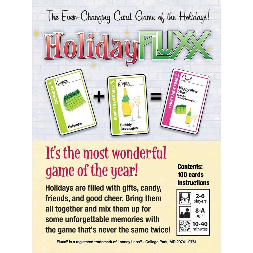 Holiday Fluxx Cover Rear