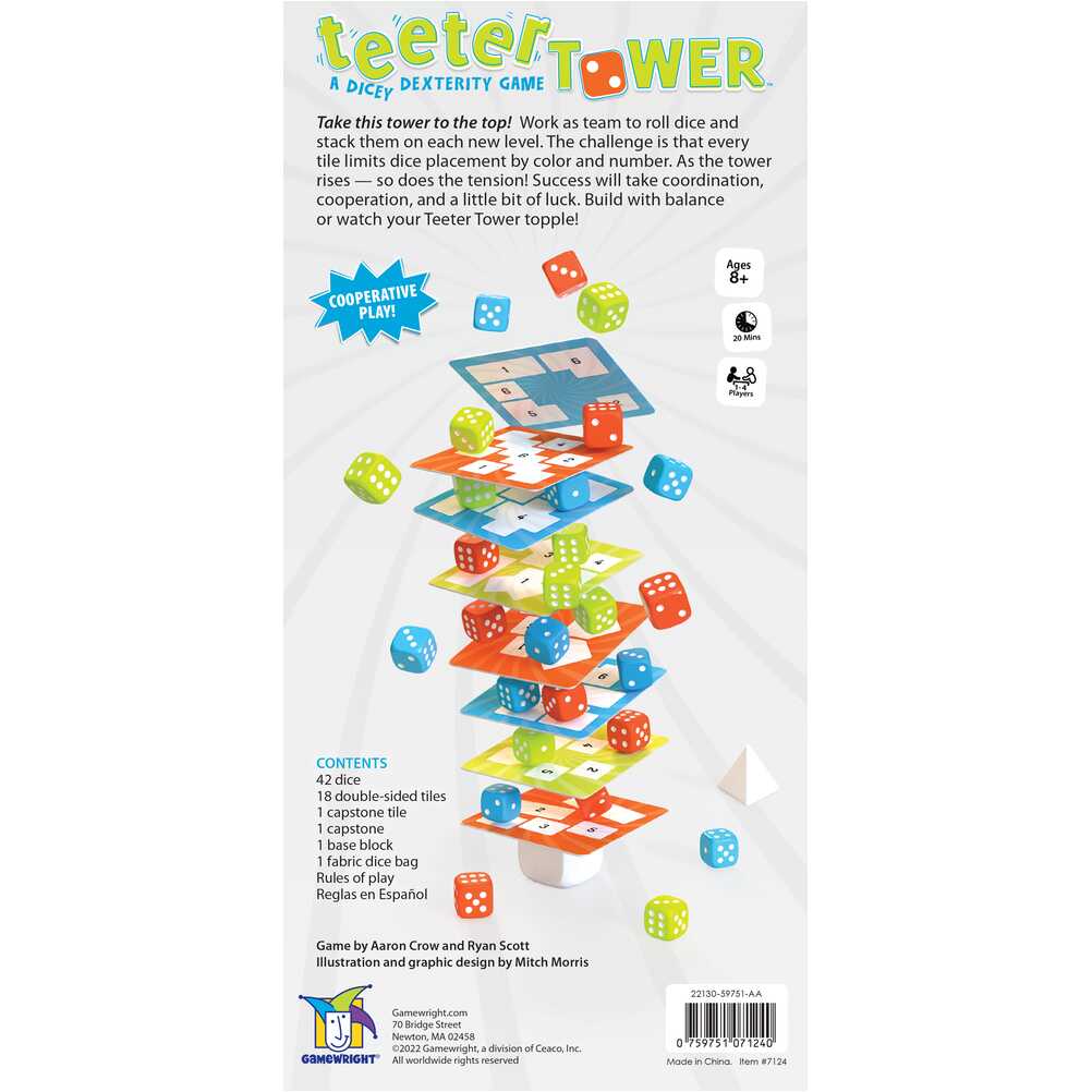 Teeter Tower Cover Rear