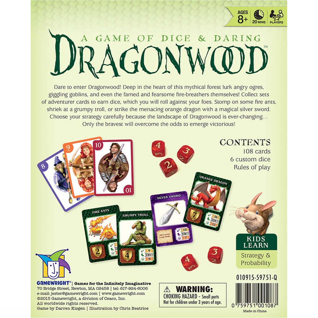 DRAGONWOOD Cover Rear