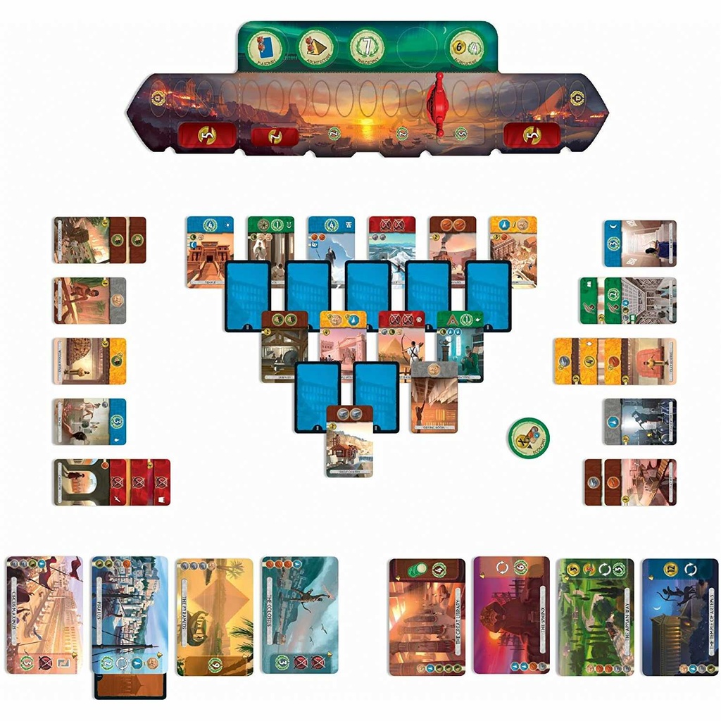 7 WONDERS DUEL Setup In Play