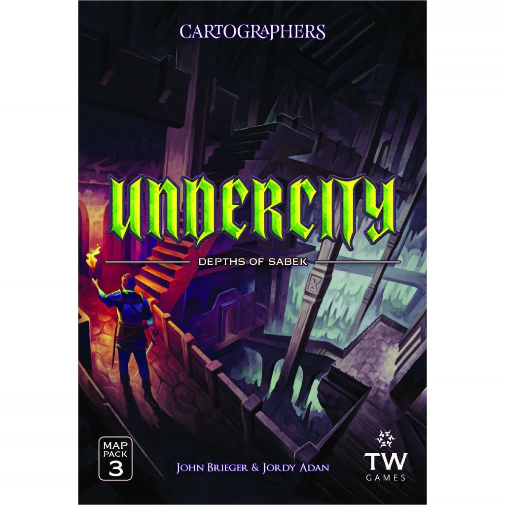 Cartographers: Map Pack 1 Undercity Cover Front