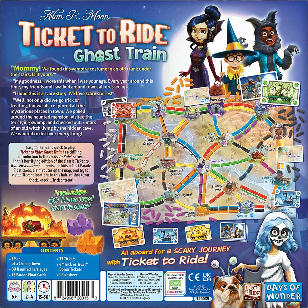 Ticket to Ride - Ghost Train Cover Rear