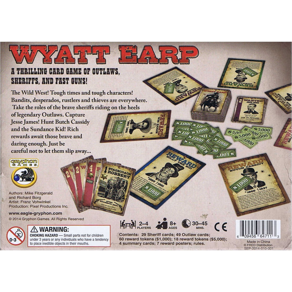 Wyatt Earp Cover Rear