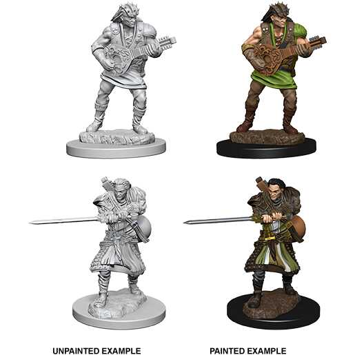 D&D Nolzur's Marvelous Miniatures: Human Male Bard W04