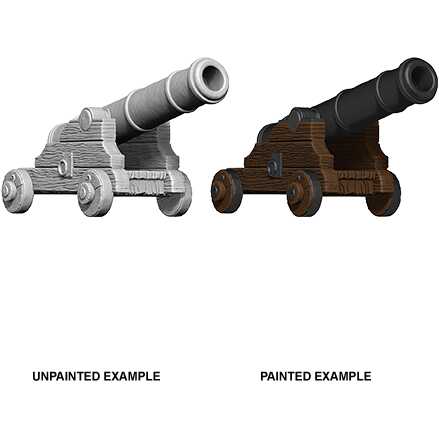 Deep Cuts Unpainted Miniatures: Cannons