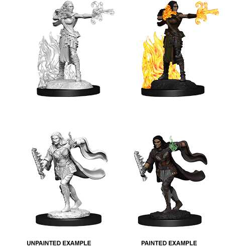 D&D Nolzur's Marvelous Miniatures: Multiclass Warlock + Sorcerer Female