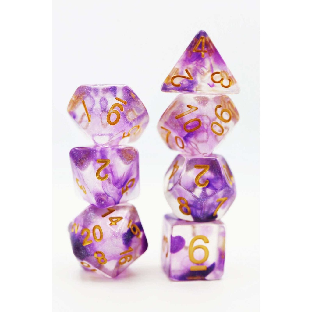 Foam Brain - Electric Iris RPG Dice Set