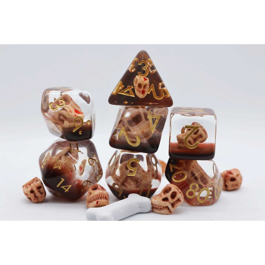 Foam Brain - Dino Fossil RPG Dice Set