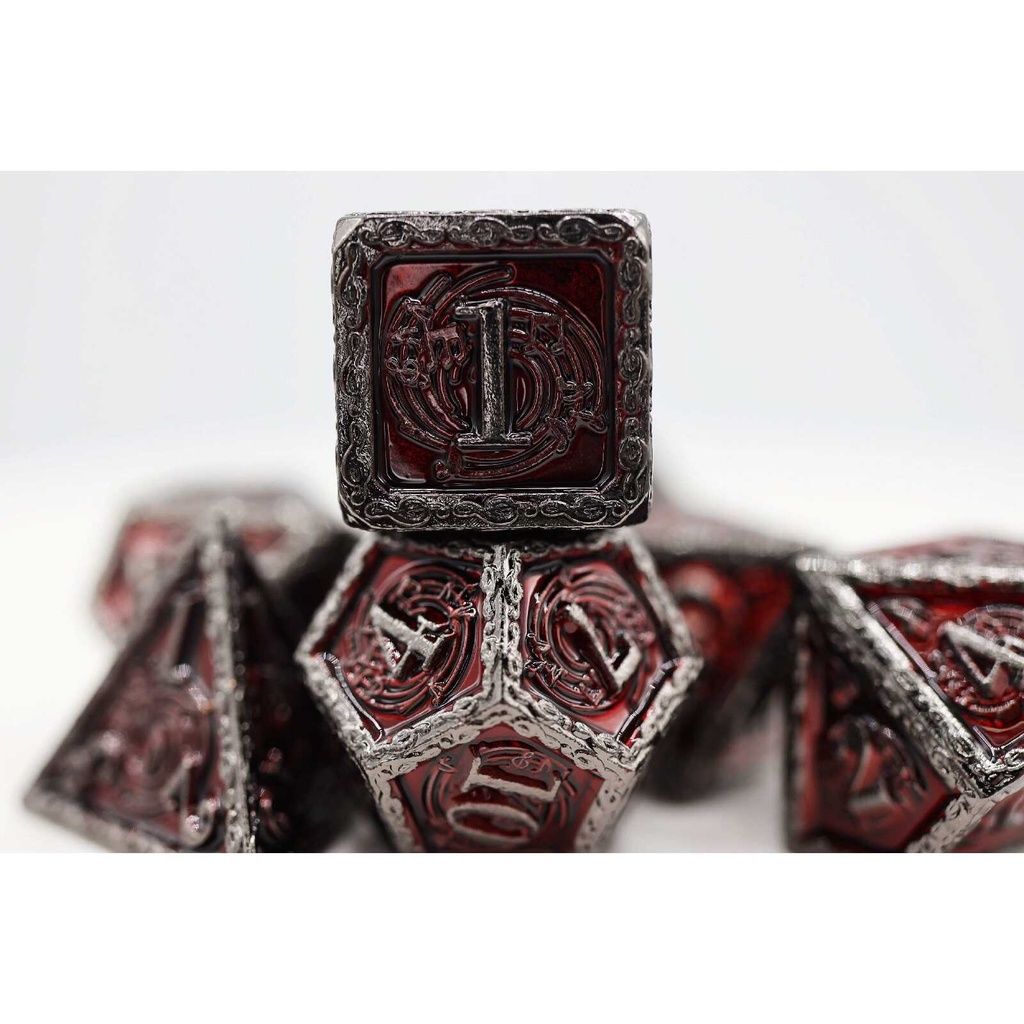 Foam Brain - Bardic Song: Mezzo - Metal RPG Dice Set