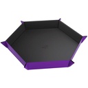 Dice Tray: Hex: Black/Purple