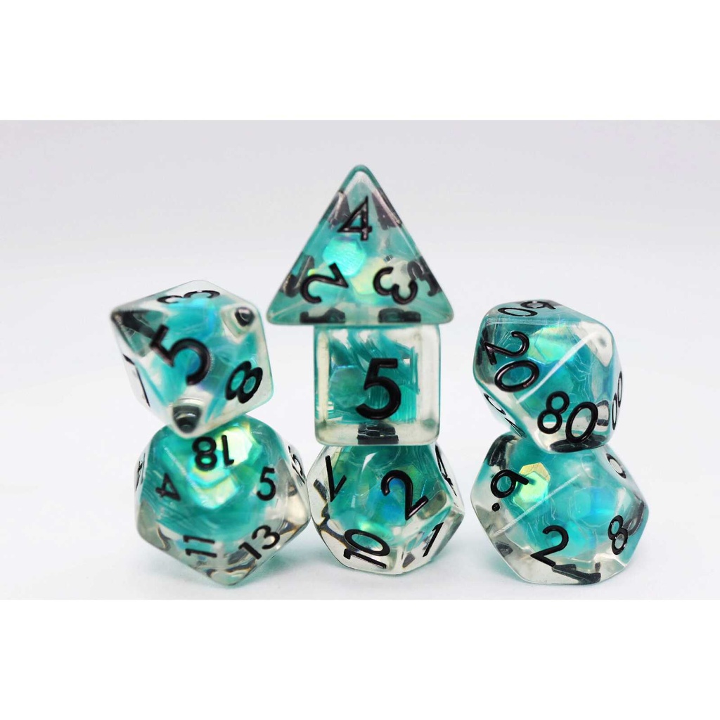 Foam Brain - Siren Sparkle RPG Dice Set