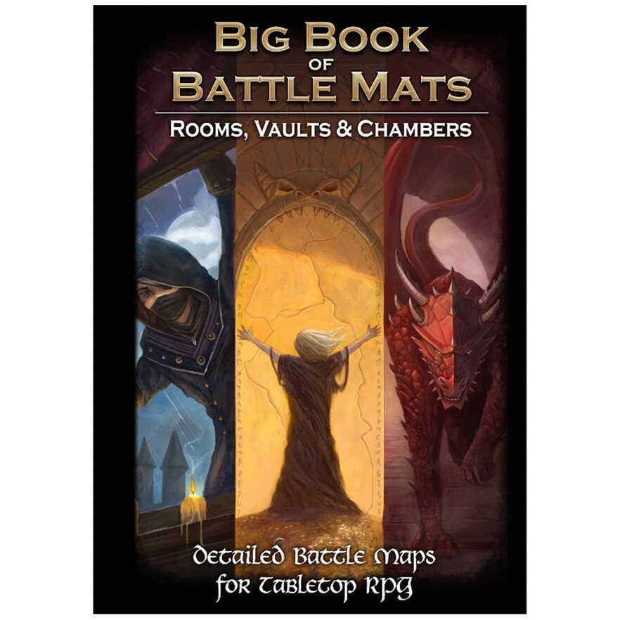 Battle Mats: Big Book of Battle Mats - Rooms, Vaults and Chambers