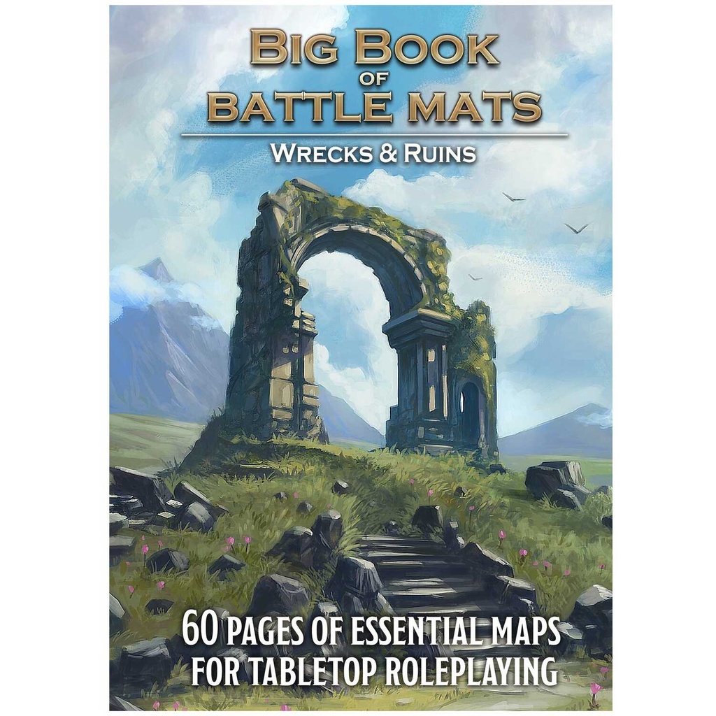 Battle Mat: Big Book of Battle Mats - Wrecks & Ruins