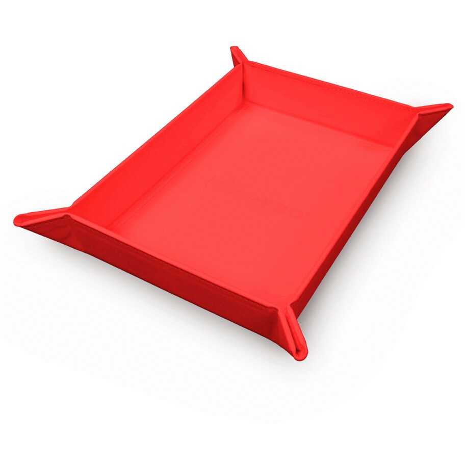 Dice Tray: Vivid Magnetic Foldable - Red