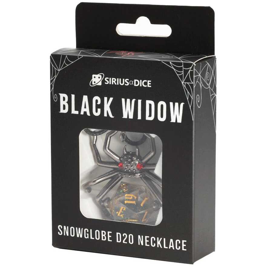 Necklace: Black Widow d20