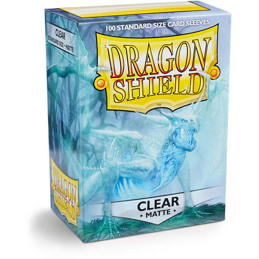 Dragon Shield Sleeves: Standard- Matte Clear (100 ct.)