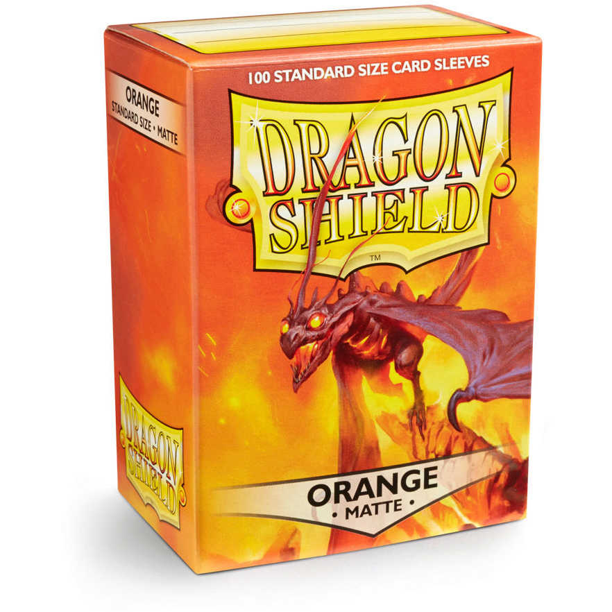 Dragon Shield Sleeves: Standard- Matte Orange (100 ct.)