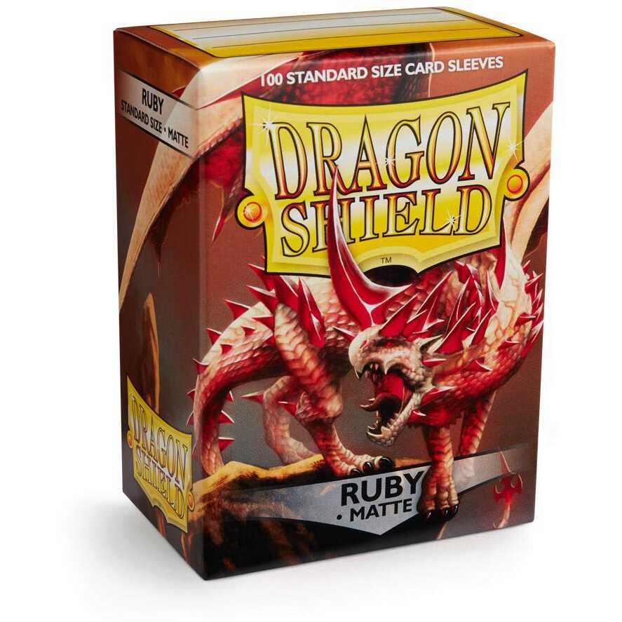 Dragon Shield Sleeves: Standard- Matte Ruby (100 ct.)