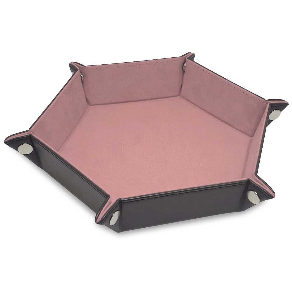 Dice Tray - Hexagon Pink