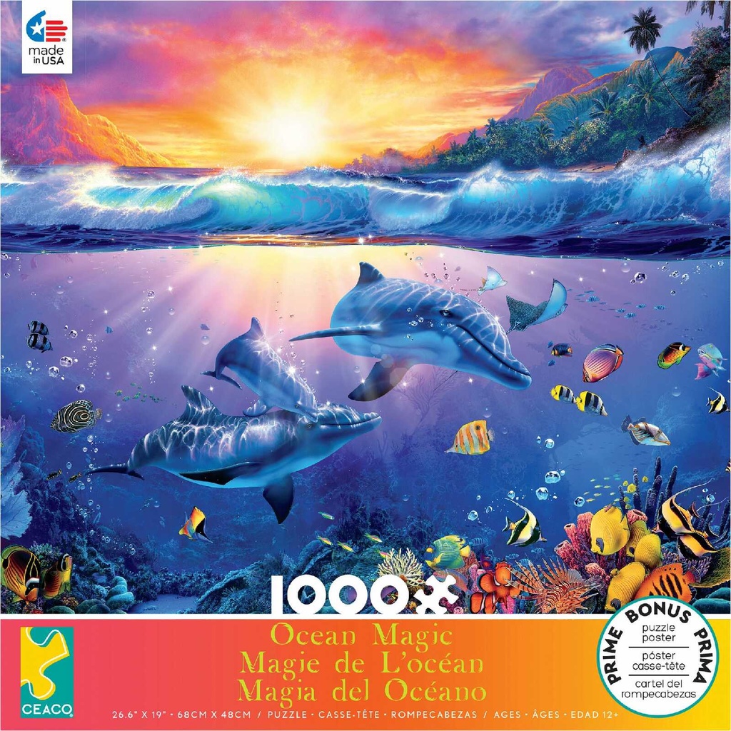 Twilight in Paradise, 1000 Piece Puzzle, Ocean Magic