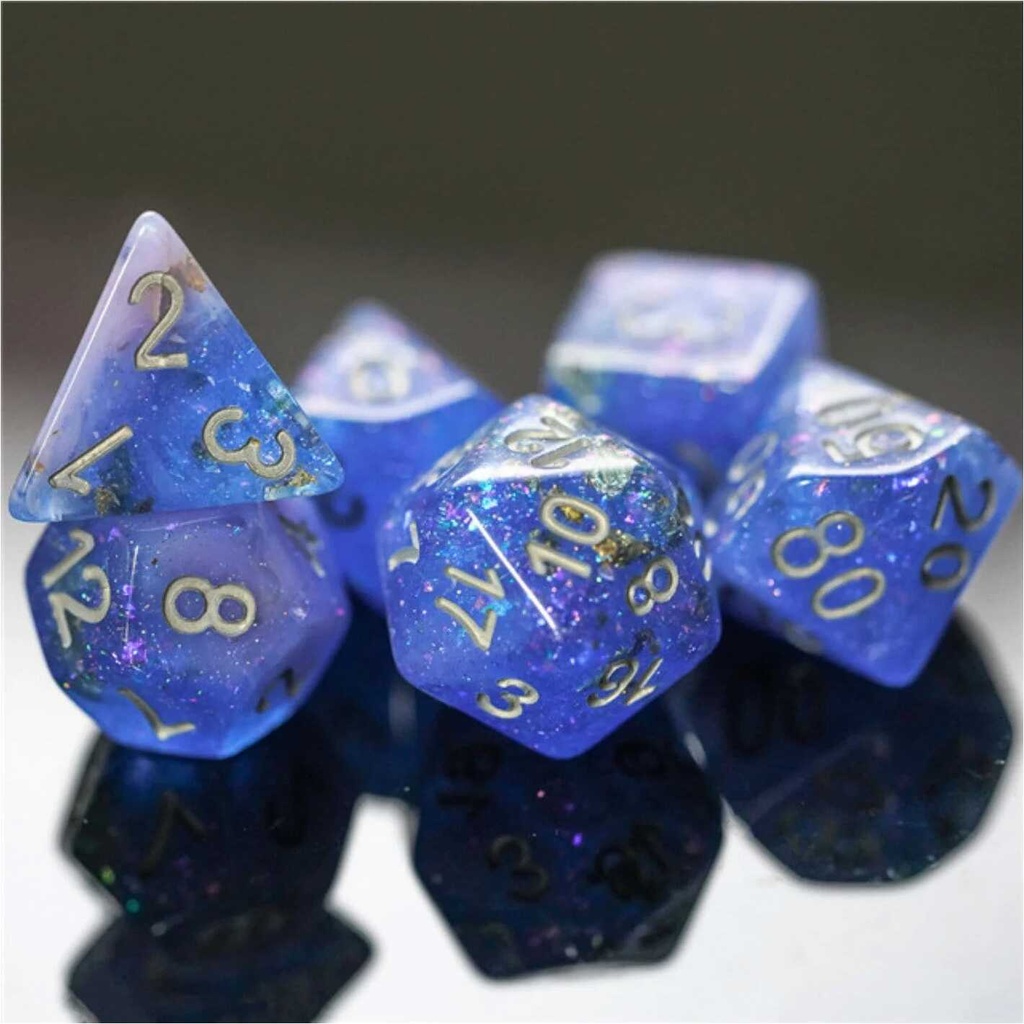 Foam Brain - Blue & Pink Seabed Treasure Dice Set