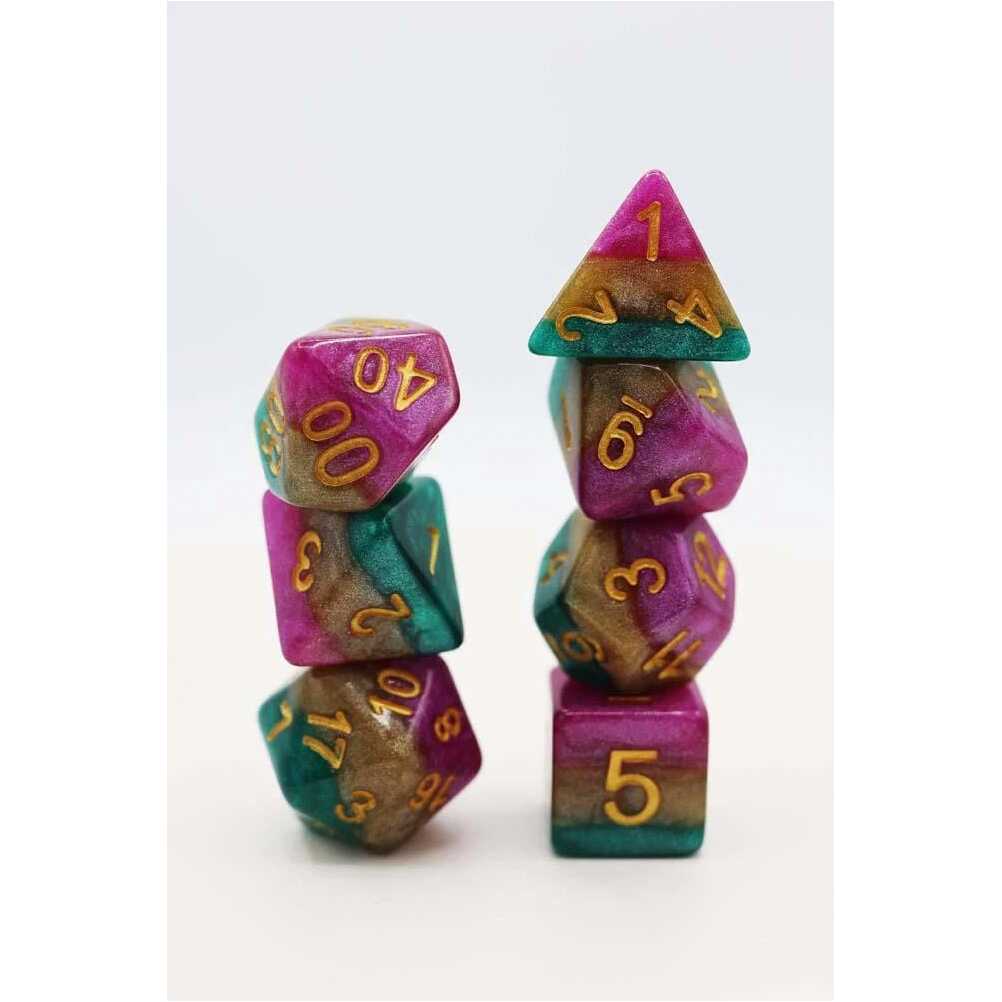 Foam Brain - Fat Tuesday RPG Dice Set