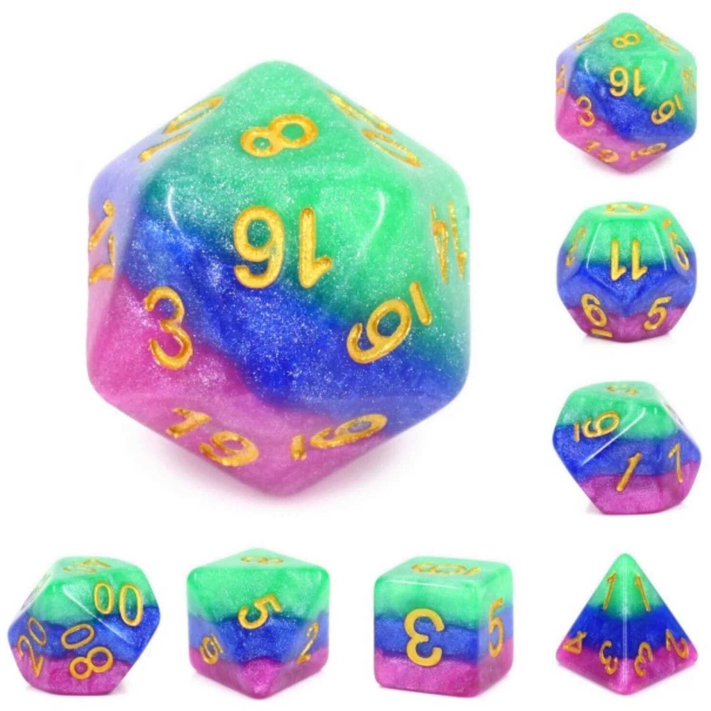 Foam Brain - Jester’s Gambit RPG Dice Set