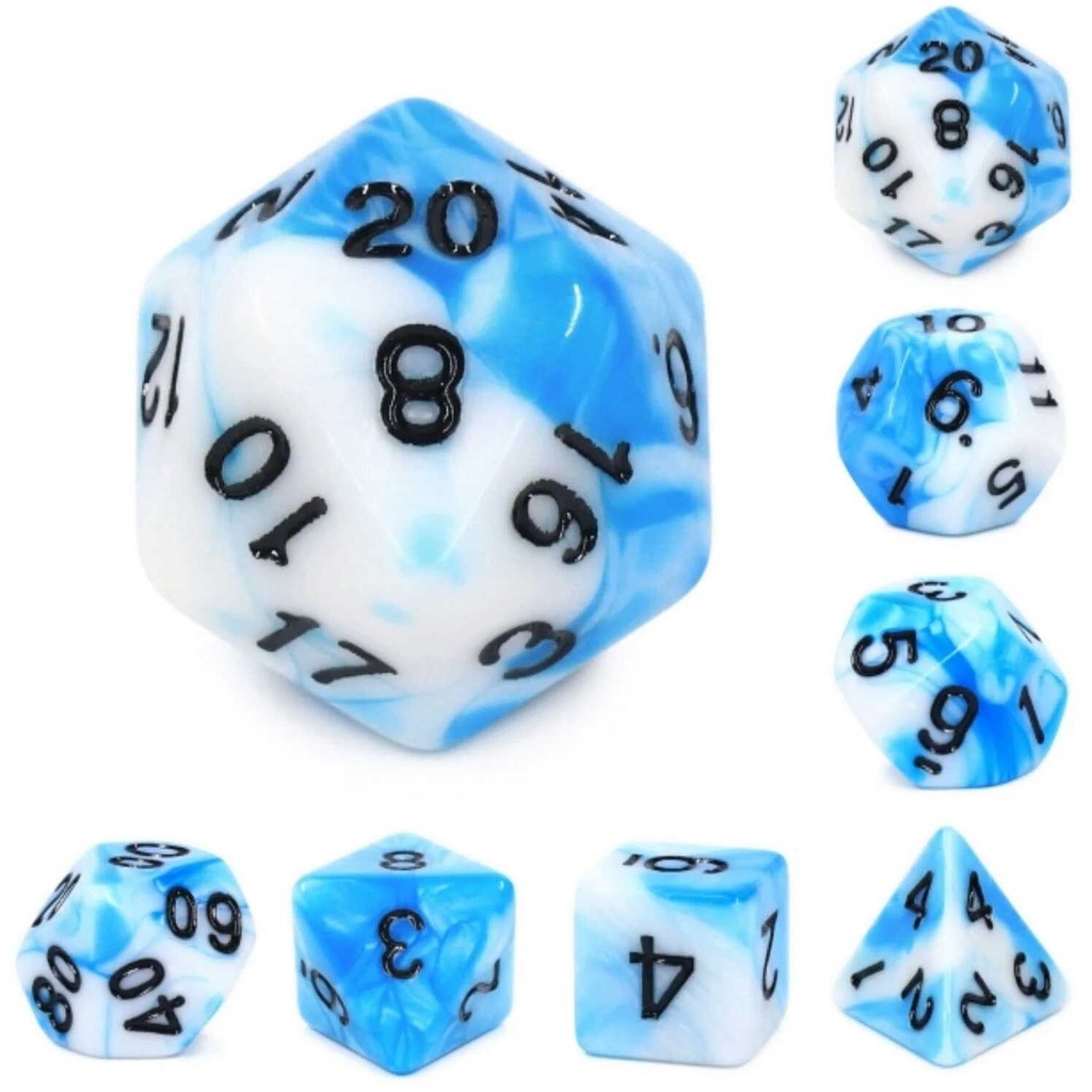 Foam Brain - Cumulus Cloud RPG Dice Set