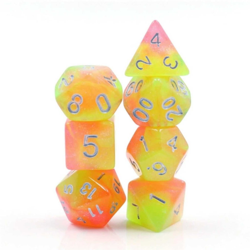 Foam Brain - Summer's Joy RPG Dice Set