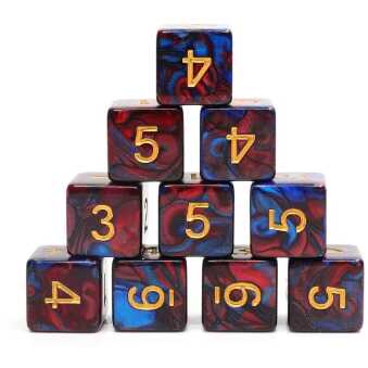 Foam Brain - Blue Blood - 12 piece D6's