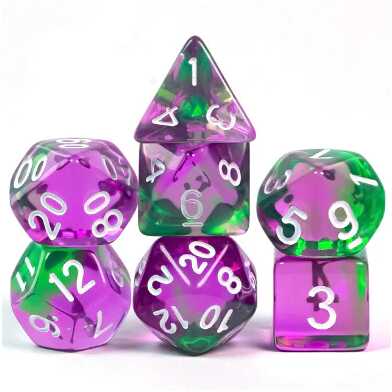 Foam Brain - Grapes on the Vine RPG Dice Set