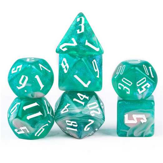 Foam Brain - Magician's Wave RPG Dice Set