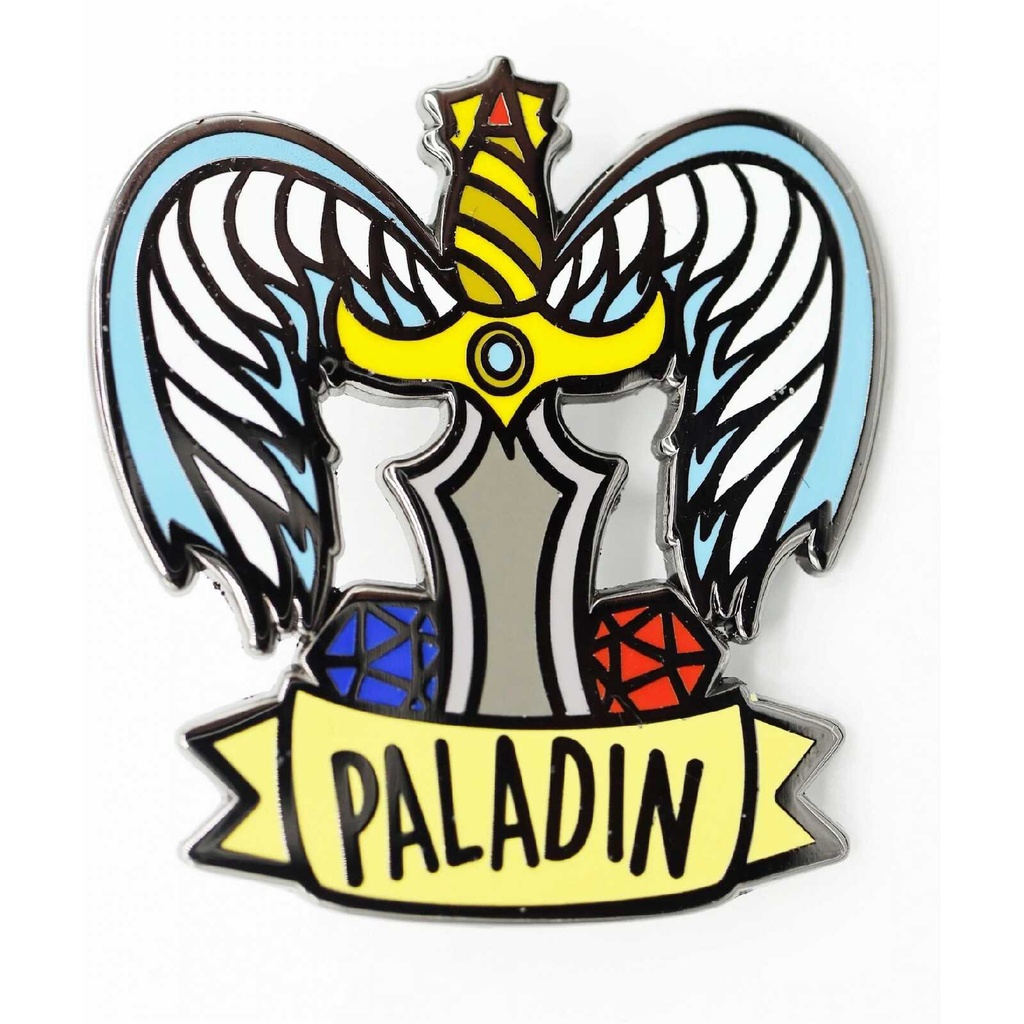 Foam Brain - Banner Class Enamel Pin: Paladin