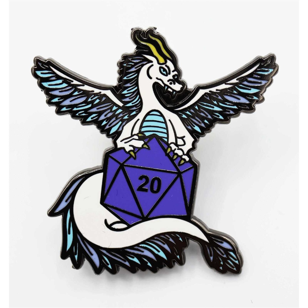 Foam Brain - Dice Dragons Pin:  Air