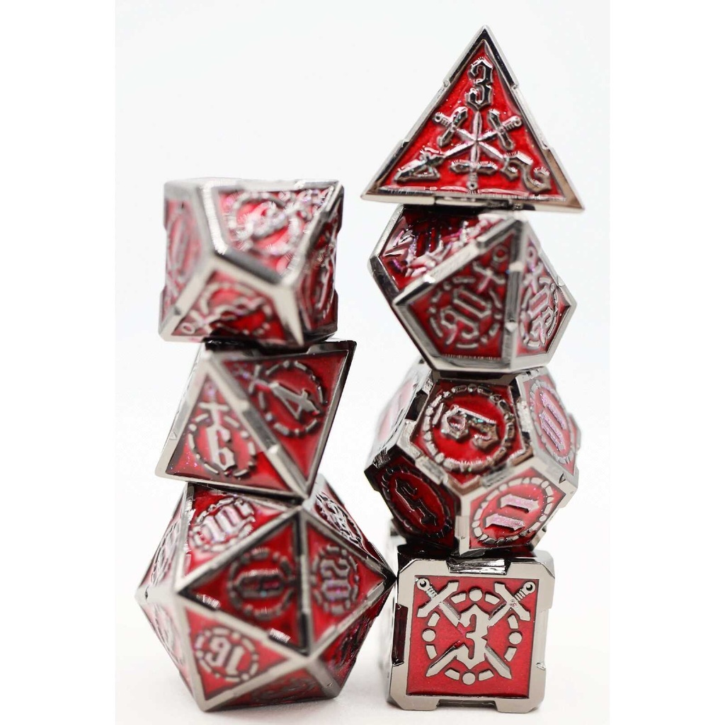 Foam Brain - Blood Sword RPG Metal Dice Set