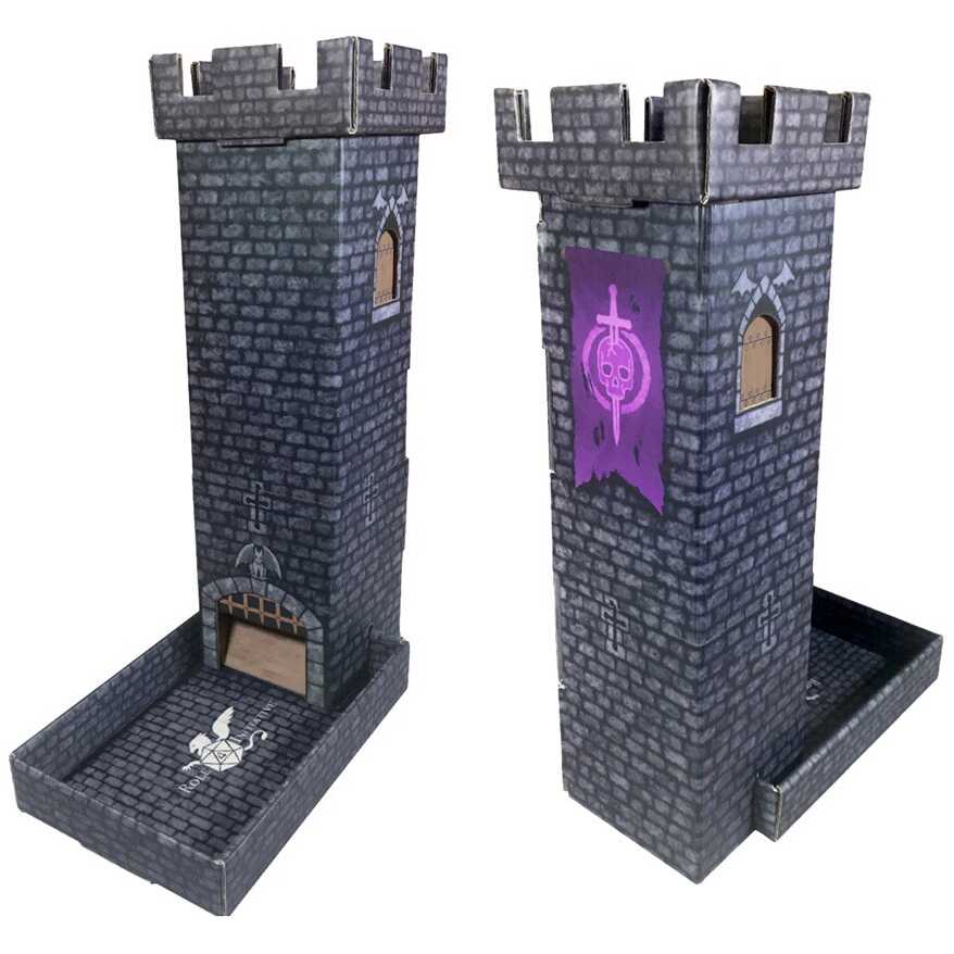 Castle Keep Dice Tower - Dark Gray