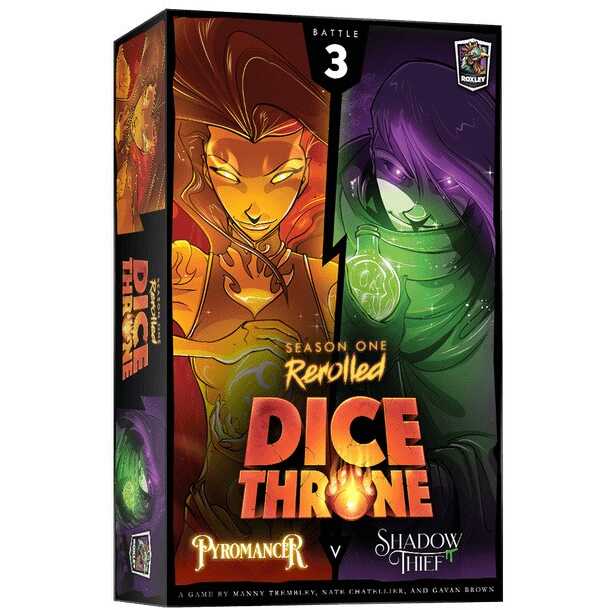 Dice Throne: Season 1R Box 3 - Pyromaniac vs Shadow Thief