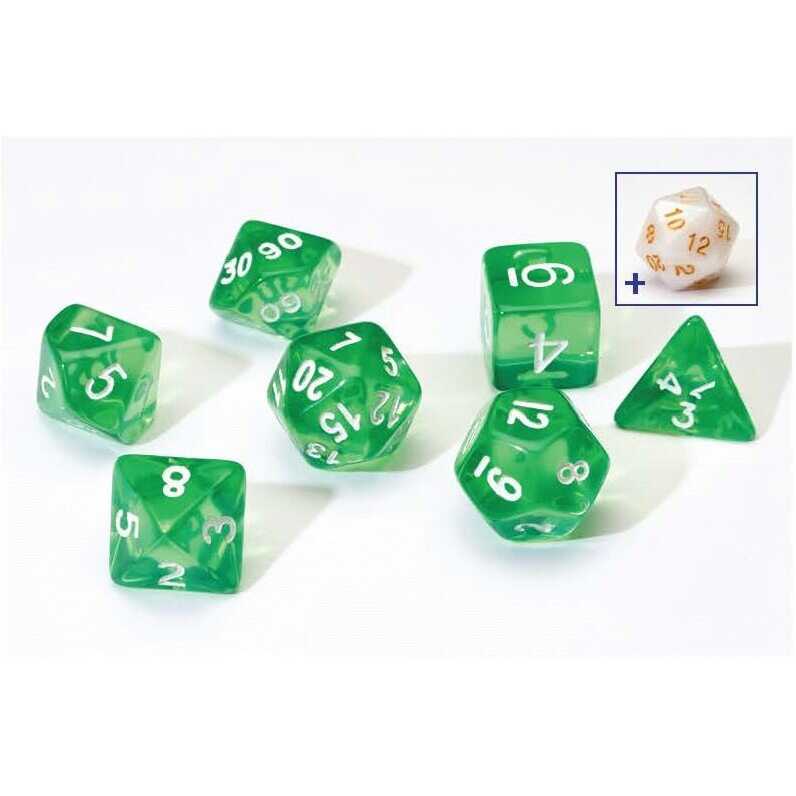 Sirius Dice - Dice Set - Translucent Green Resin